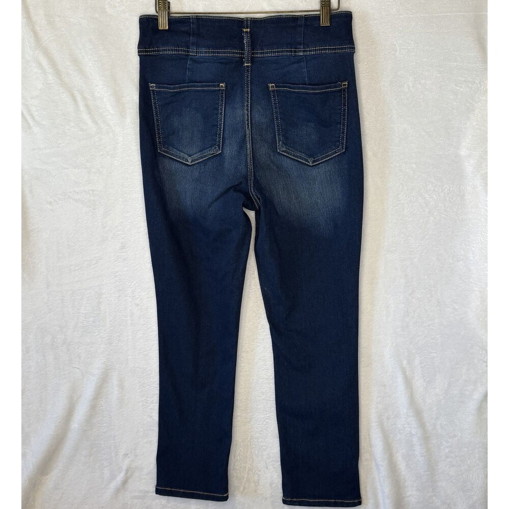 NOBO No Boundaries Juniors Size 9 Corset Skinny Jeans Cropped Cuffed - Picture 9 of 16
